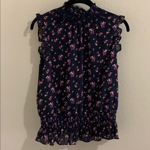 J Crew Floral Tank